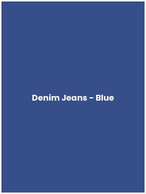 Denim Jeans - Blue