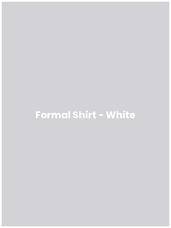Formal Shirt - White